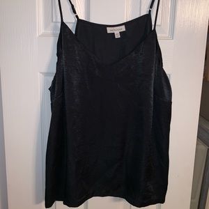 Black tank top